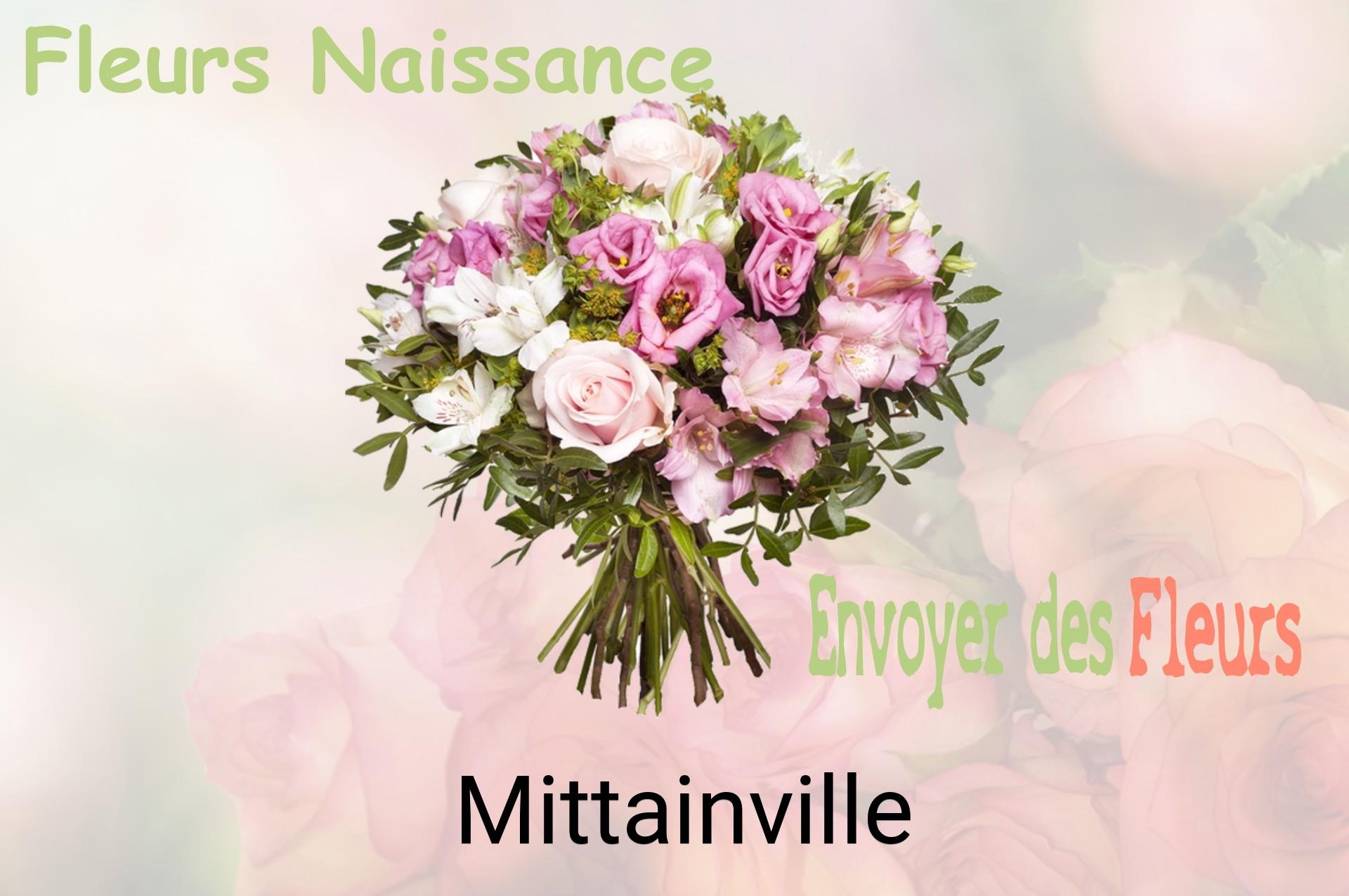 Bouquet de fleurs de naissance livré à Mittainville